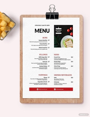 Modern Sandwich- Sub Menu Template