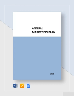 Annual Marketing Plan Template