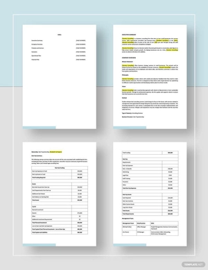 Business Consulting Business Plan Template