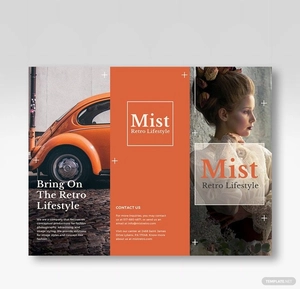Retro Brochure Template
