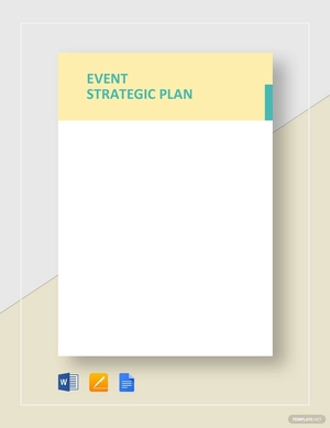 Event Strategic Plan Template Event Strategic Plan Template