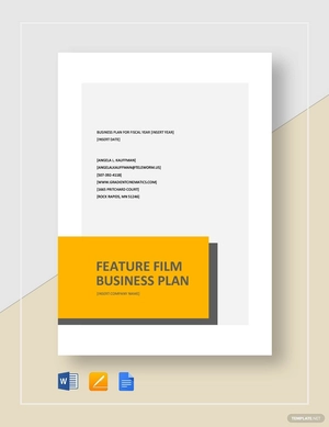 Feature Film business Plan Template