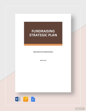 Fundraising Strategic Plan Template Fundraising Strategic Plan Template