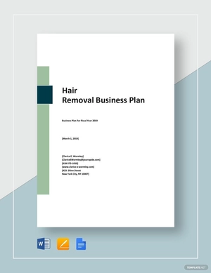 Hair Removal Business Plan Template