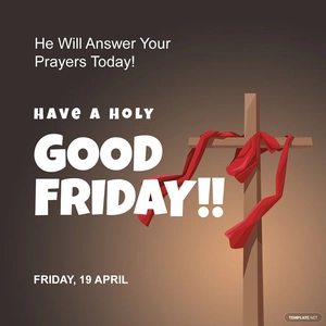 Good Friday Church Instagram Post Template