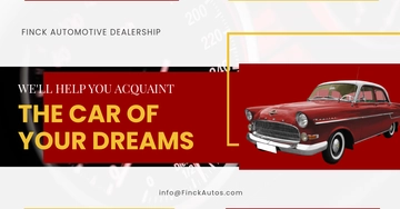 Free Automotive Facebook Ad Template to Edit Online