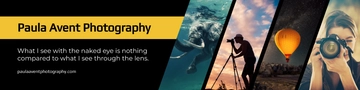 Free Photography Linkeidn Banner Template to Edit Online