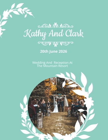 Free Wedding Ceremony Flyer Template to Edit Online
