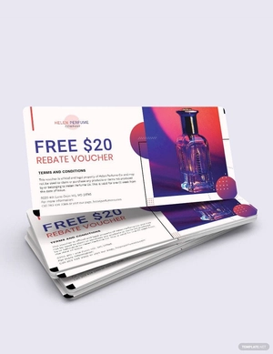 Cash Rebate Voucher Template