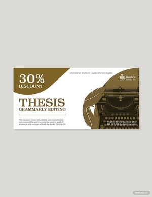 Editing Business Voucher Template