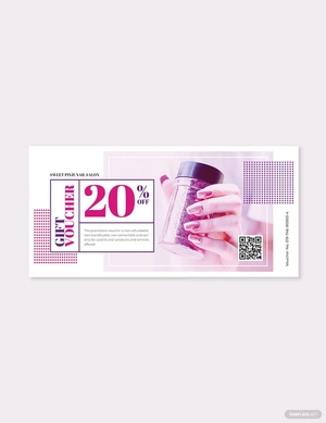 Nail Salon Voucher Template