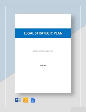 Legal Strategic Plan Template Legal Strategic Plan Template