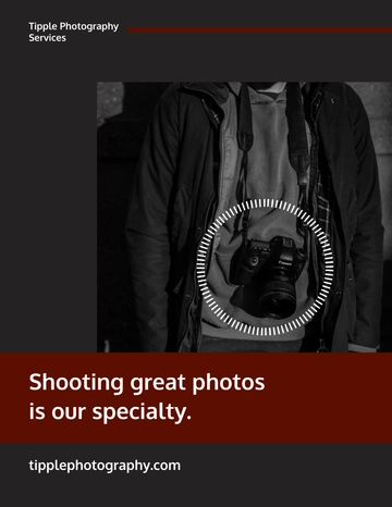 Free Photography Marketing Flyer Template to Edit Online