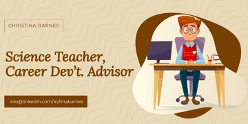 Free Teacher LinkedIn Career Cover Photo Template to Edit Online