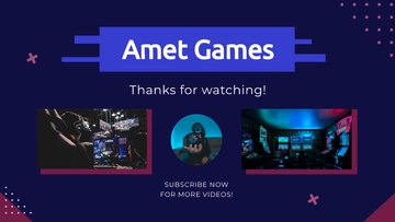 Free Subscribe Now Youtube End Screen Template to Edit Online