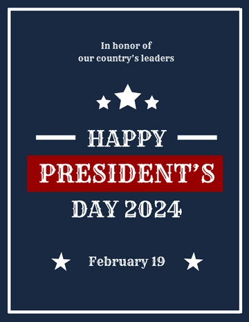 Free Vintage Presidents Day Flyer Template to Edit Online