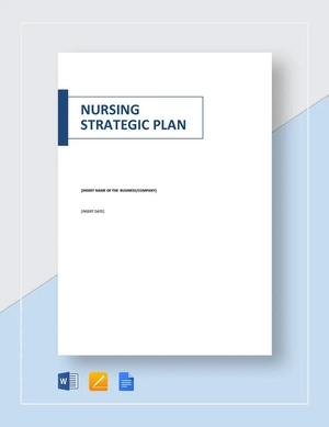 Nursing Strategic Plan Template