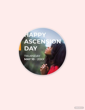 Ascension Day Google Plus Header Photo Template
