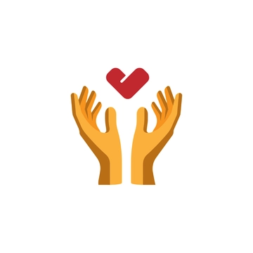 Free Charity Hand Clipart Template to Edit Online