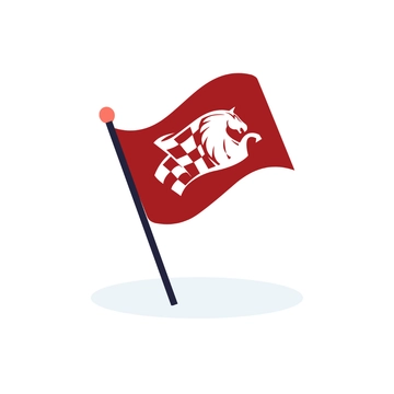 Free Horse Racing Flag Clipart Template to Edit Online
