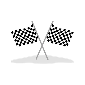 Free Double Racing Flag Clipart Template to Edit Online
