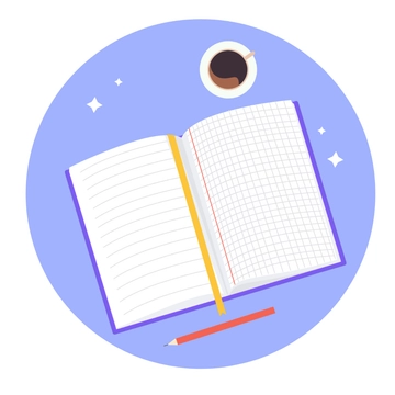 Free Exercise Book Clipart Template to Edit Online