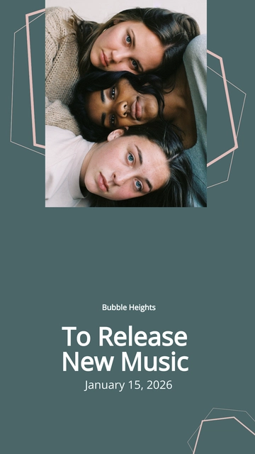 Free New Release Music Whatsapp Post Template to Edit Online
