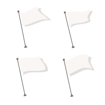 Free Blank Waving Flag Clipart Template to Edit Online