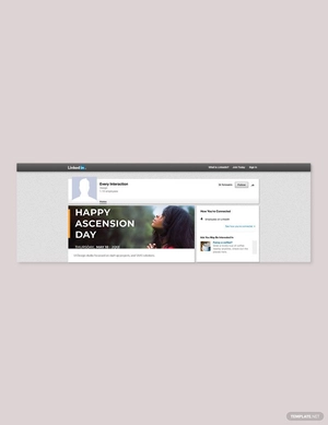 Ascension Day LinkedIn Blog Post Template