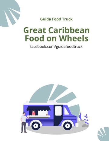 Free Food Truck Flyer Template to Edit Online