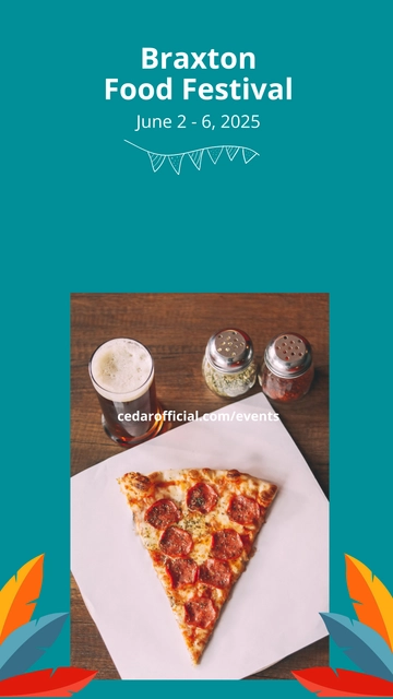 Free Food Festival Whatsapp Post Template to Edit Online