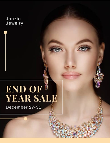 Free End Of Year Sale Flyer Template to Edit Online