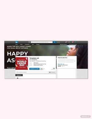 Ascension Day LinkedIn Profile Banner Template