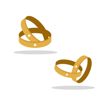 Free Wedding Ring Clipart Template to Edit Online