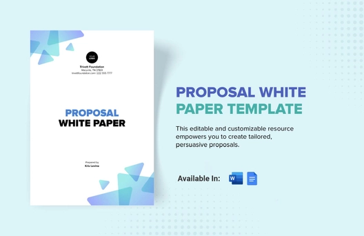 Proposal White Paper Template