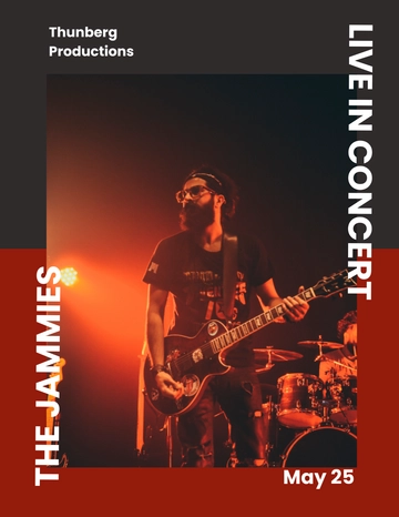 Free Live Concert flyer template to Edit Online