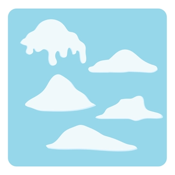 Free Snow Pile Clipart Template to Edit Online