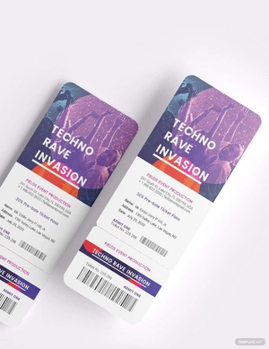 Festival Sale Ticket Template