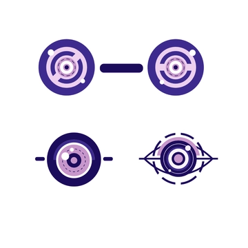 Free Robot Eyes Clipart Template to Edit Online