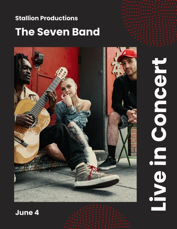 Free Band Concert Flyer Template to Edit Online