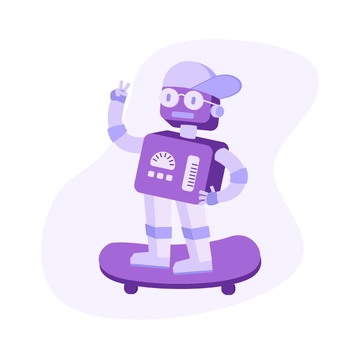 Free Cool Robot Clipart Template to Edit Online