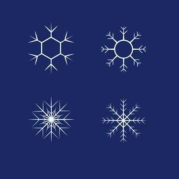 Free Frozen Snowflakes Clipart Template to Edit Online