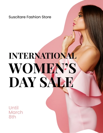 Free International Women's Day Sale Flyer Template to Edit Online