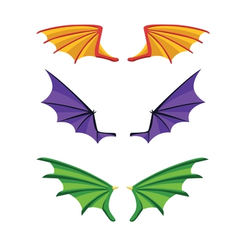 Free Dragon Wings Clipart Template to Edit Online