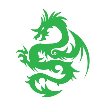 Free Green Dragon Clipart Template to Edit Online