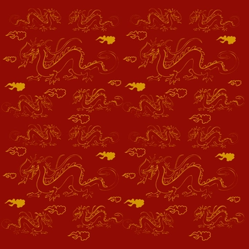 Free Dragon Pattern Clipart Template to Edit Online
