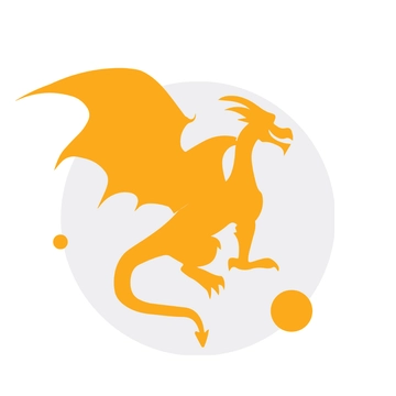 Free Golden Dragon Clipart Template to Edit Online