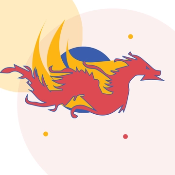 Free Vintage Dragon Clipart Template to Edit Online