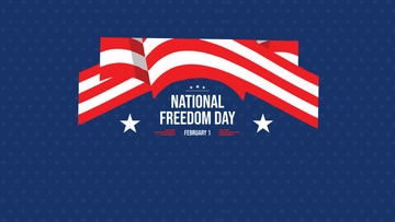 Free National Freedom Day YouTube Banner Template to Edit Online