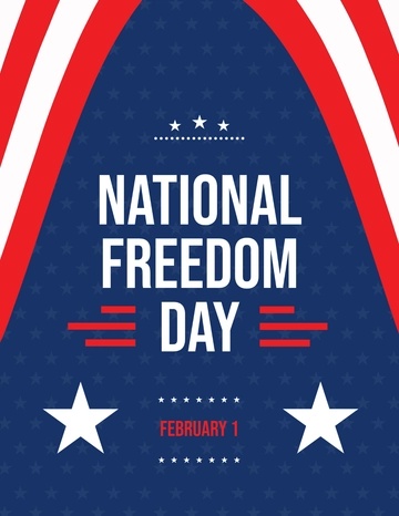 Free National Freedom Day Flyer Template to Edit Online